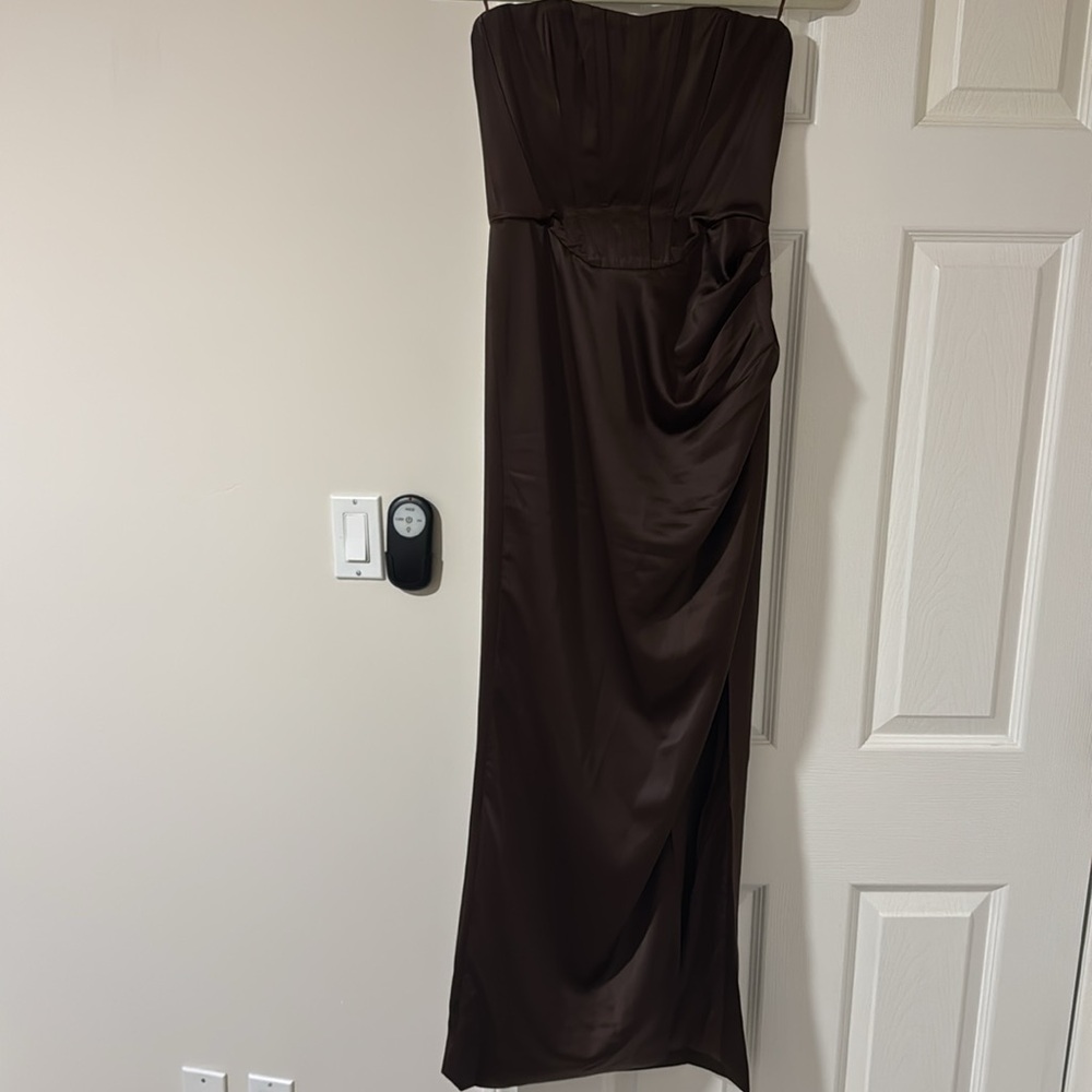 Bardot Everlasting Satin Midi Dress